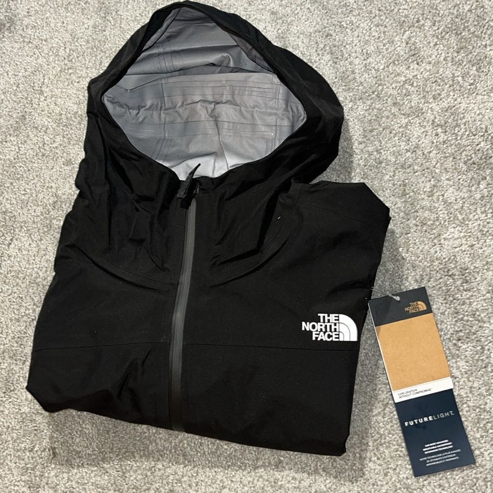 North Face Dryzzle FUTURELIGHT Waterproof Rain Hooded Sealed Seams Jacket Parka